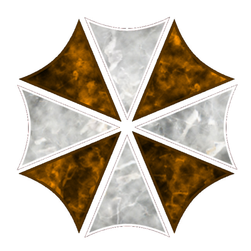 Resident Evil 4 Resident Evil 2 Umbrella Corps Leon S. Kennedy, yellow umbrella, stars, symmetry, video Game png