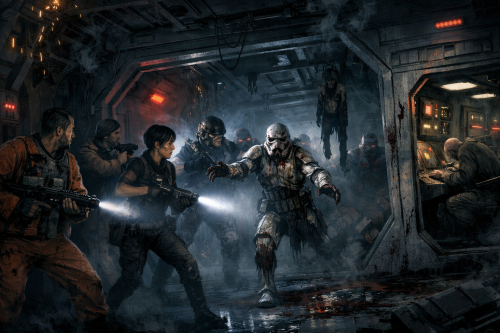 Имперская тюремная баржа "Чистилище" - временный дом для пяти сотен самых опасных преступников Галактики, а также повстанцев, авантюристов, контрабандистов и воров, - из-за поломки вынуждена остановиться в захолустном секторе космоса, где единственной надеждой на выживание для экипажа и заключенных оказывается бесцельно дрейфующий звездный разрушитель, покинутый своей командой. Отряд с "Чистилища", высадившийся на его борт, возвращается не весь, а вернувшиеся оказываются заражены неизвестным вирусом, распространяющимся с ураганной скоростью. За несколько часов "Чистилище" превращается в могильник. Горстка выживших на "Чистилище" отчаянно ищет путь к спасению, но ничто на может подготовить их к тому, с чем им придется столкнуться на борту звездного разрушителя.