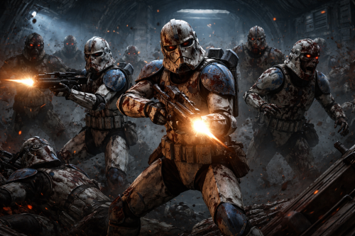 клоны 501 легиона напали на логово сепаратистов людей, но они не подозревали что они заражены неизвестным вирусом, который превратил их в зомби и теперь оставшиеся в живых клоны 501 легиона стараются просто выжить, теряя одного брата за другим