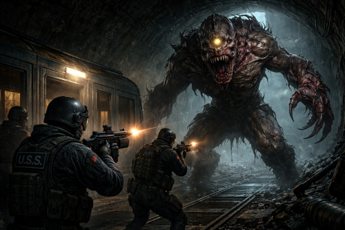 Ханк действует в качестве командира отряда «Альфа», которому приказывают проникнуть в лабораторный комплекс «Амбреллы» под землёй города Раккун-Сити и забрать образцы G вируса у доктора Уильяма Биркина. Обнаружив доктора Биркина в его лаборатории, Ханк приказывает ему отдать образцы вируса, но учёный отказывается, заявляя, что просто так не распрощается с делом своей жизни. Направив пистолет на Ханка и его подчинённого, он пытается дистанцироваться от них, но случайно задевает стоящий на столе предмет, который падает на пол. Из-за неожиданного звука подчинённый Ханка стреляет в Биркина из своего пистолета-пулемёта. Предполагая, что учёный мёртв, Ханк забирает кейс с образцами G и T вирусов и покидает лабораторию. Выполнив задачу, команда отправляется в канализацию на трамвае, чтобы добраться до точки эвакуации. Однако в канализации их настигает Биркин, который, как оказалось, выжил и ввёл себе оставленный образец G-вируса, тем самым превратившись в монстра.